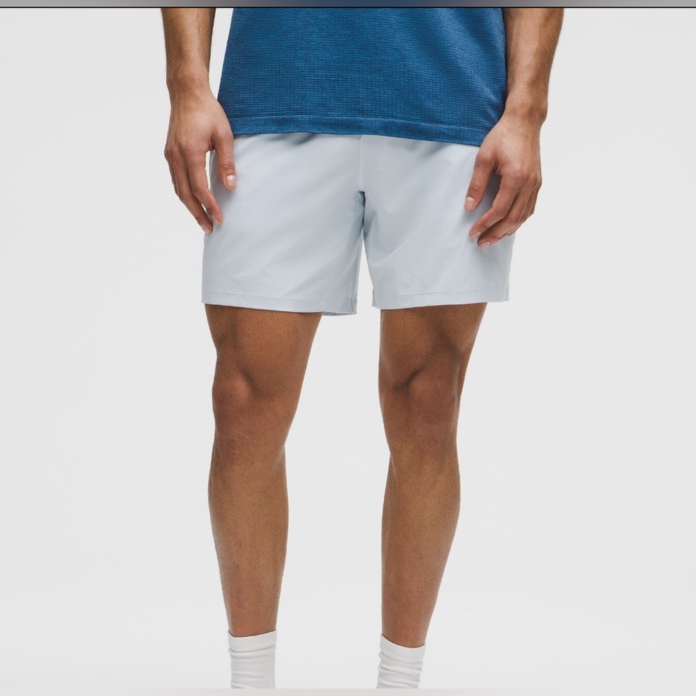 LULULEMON NWT Pace Breaker Linerless Short 7" Men's Light Blue Shorts